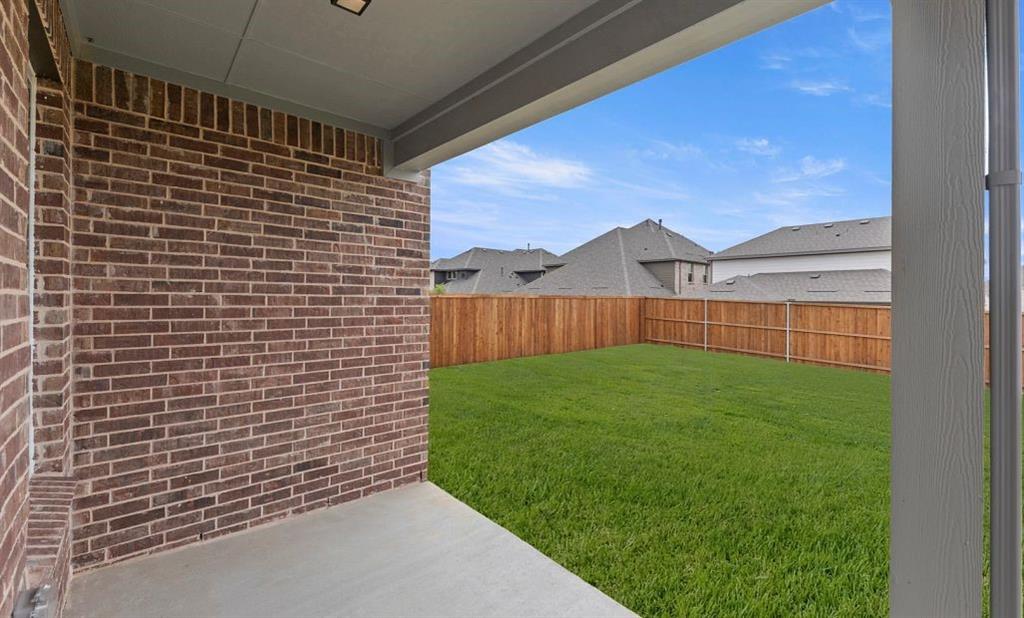 Covered Patio and Backyard Covered Patio and Backyard