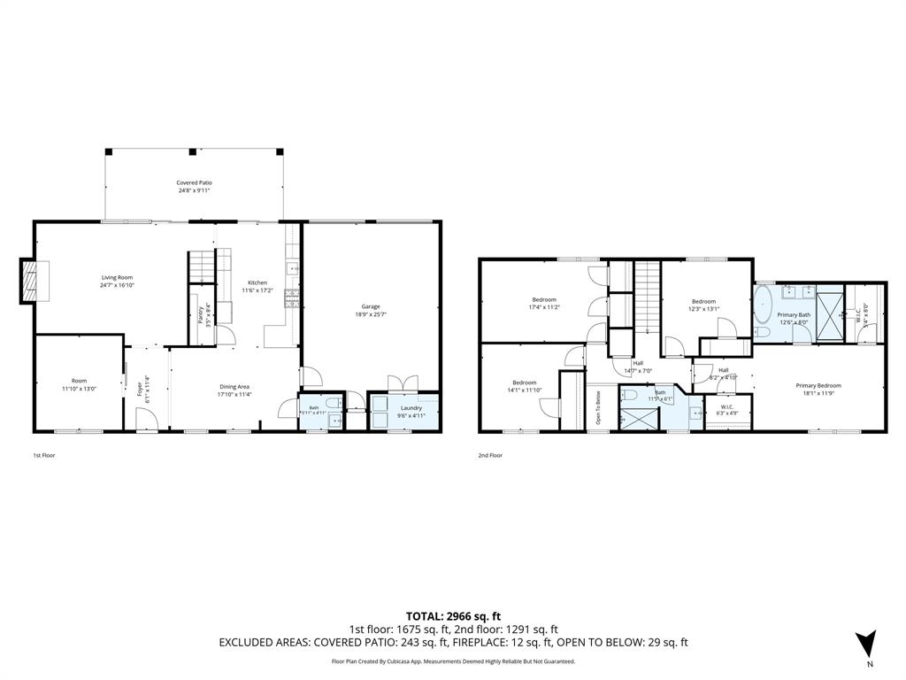 Floor Plan both floors