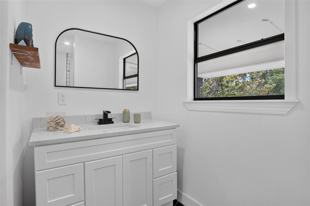 Bathroom upstairs.