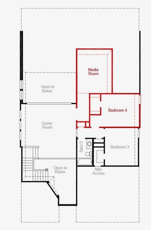 Easton Second floor media