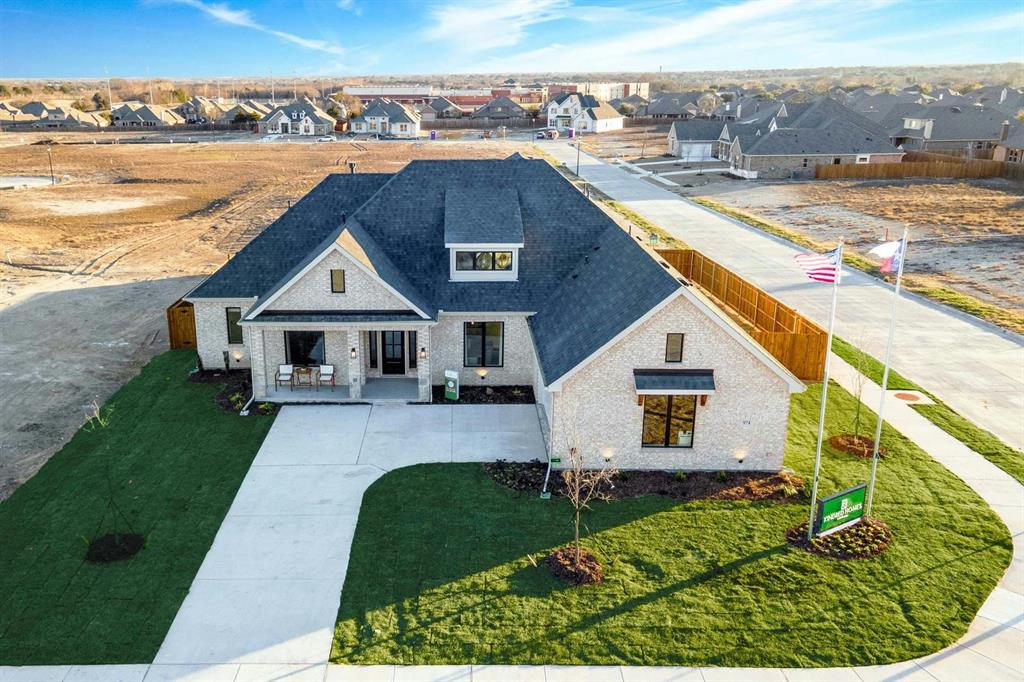 Aerial Image of Kentsdale Farms home in DeSoto, TX by Kindred Homes