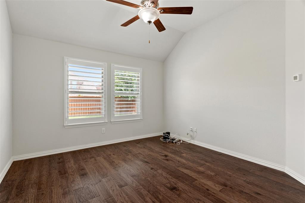 Office with french doors