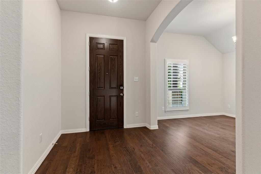 Toward front door