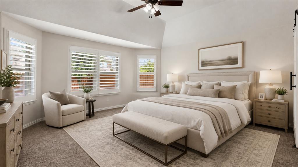 Virtually Staged - Primary Bedroom