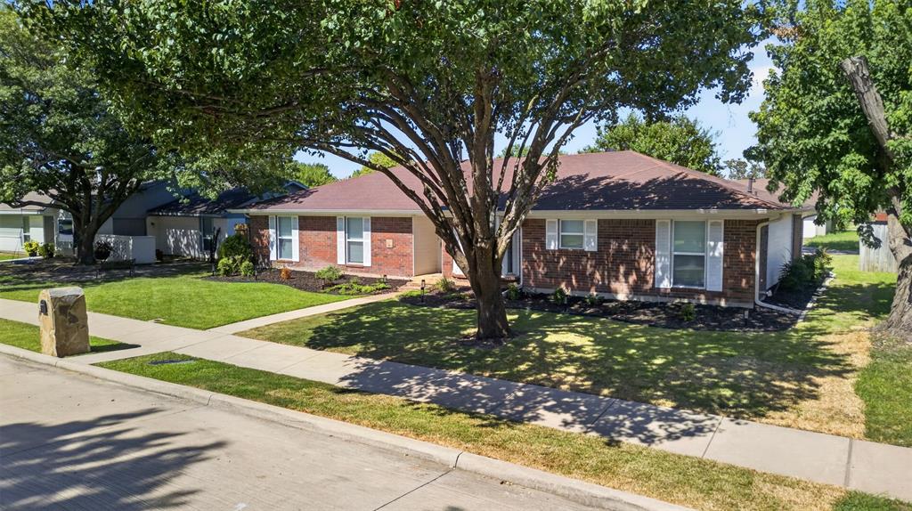 Mature trees provide lots of shade.