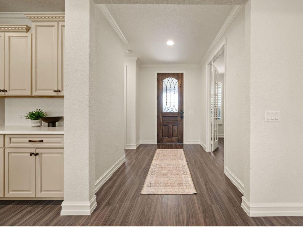 Luxury wood vinyl throughout