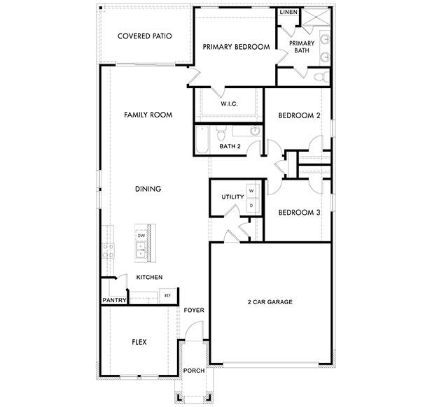 Photo is not of the actual home, but is an inspirational photo of builder’s model home and may depict options, furnishings, and/or decorator features that are not included.
