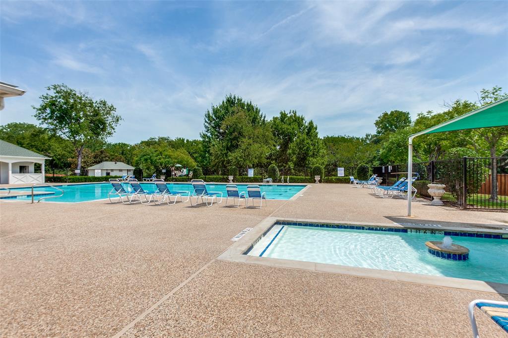 The community pool is only 6 houses away
