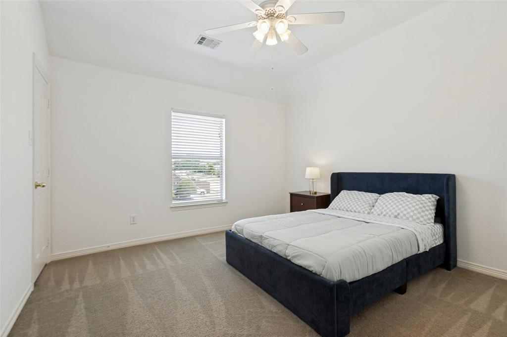 Guest bedroom located on the second floor