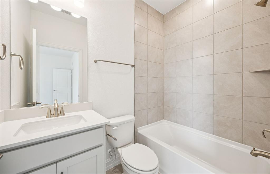 *Floorplan representation, not actual home - Spacious secondary bathroom