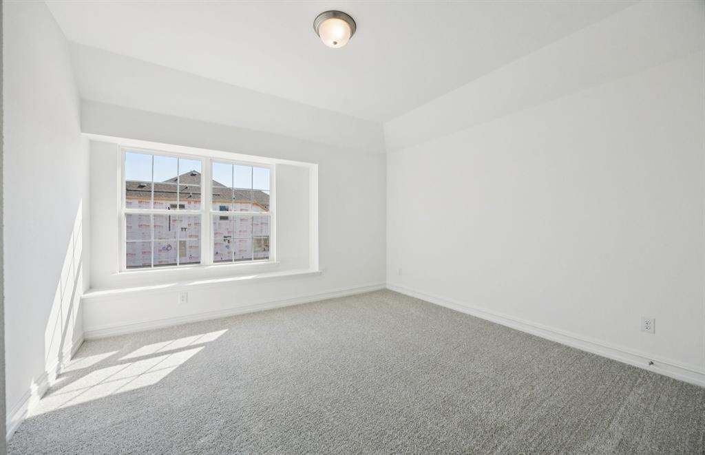 *Floorplan representation, not actual home - Spacious secondary bedroom with large windows