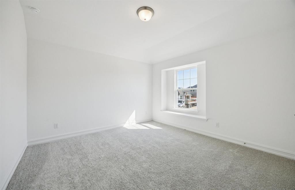 *Floorplan representation, not actual home - Spacious secondary bedroom with large windows