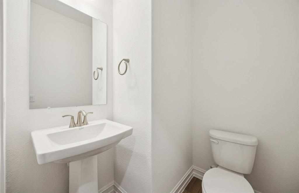 *Floorplan representation, not actual home - Powder bath