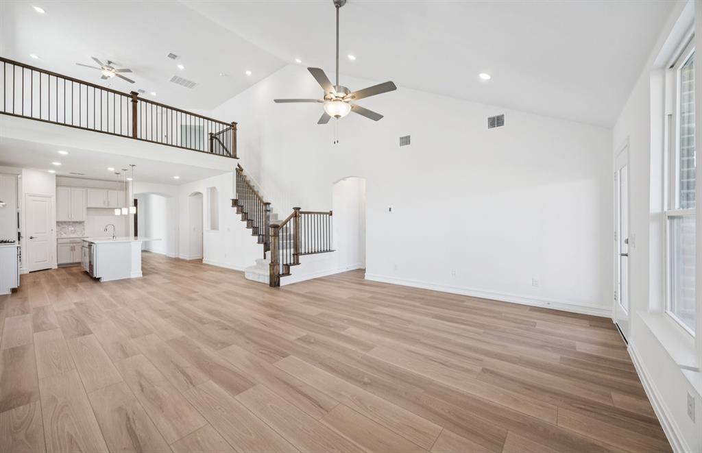 *Floorplan representation, not actual home - Gathering room with view of main living areas
