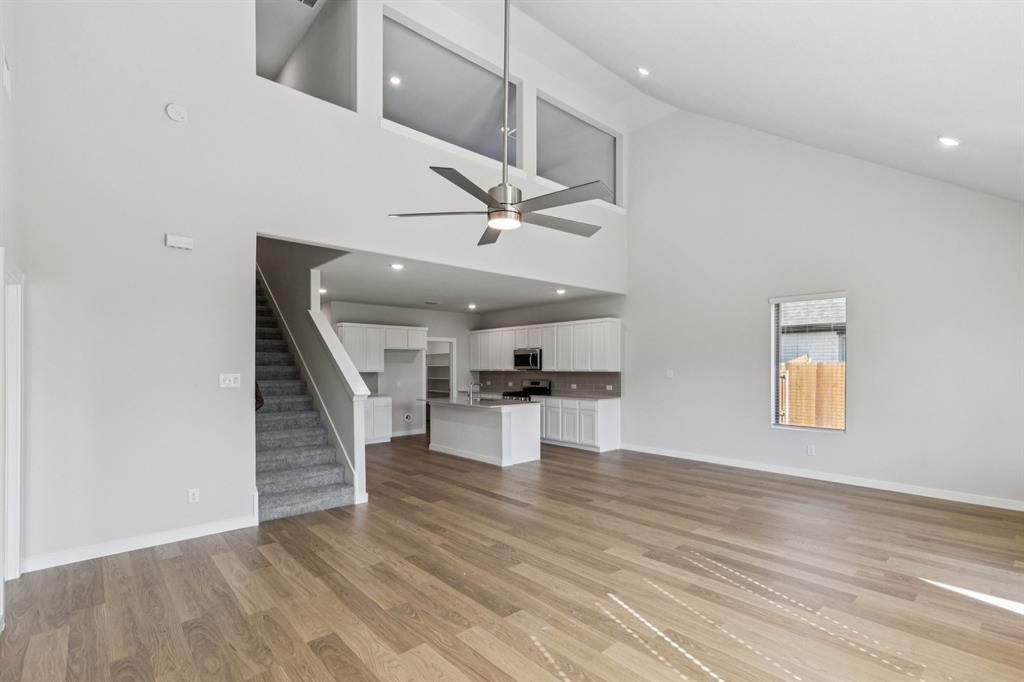 Open Floor Plan in the Winters home plan by Trophy Signature Homes – REPRESENTATIVE PHOTO