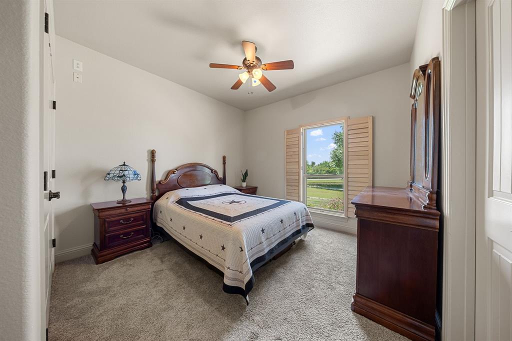 Downstairs with a jack and jill bathroom attached