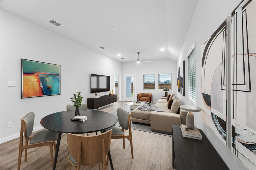 Living Room in the Cedar home plan by Trophy Signature Homes – REPRESENTATIVE PHOTO