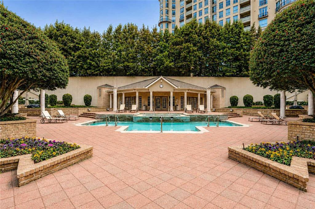 The Wyndemere - 3400 Welborn Street -  Pool & Patio Area & Fitness Center - www.3400welborn318.com