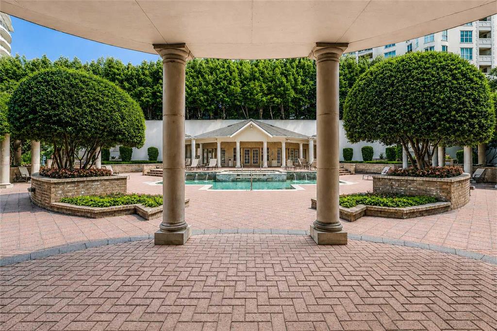 The Wyndemere - 3400 Welborn Street -  Pool & Patio Area & Fitness Center - www.3400welborn318.com
