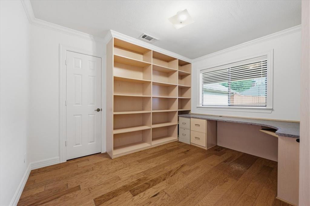 Bedroom/ office. This room has a built-in office furniture.