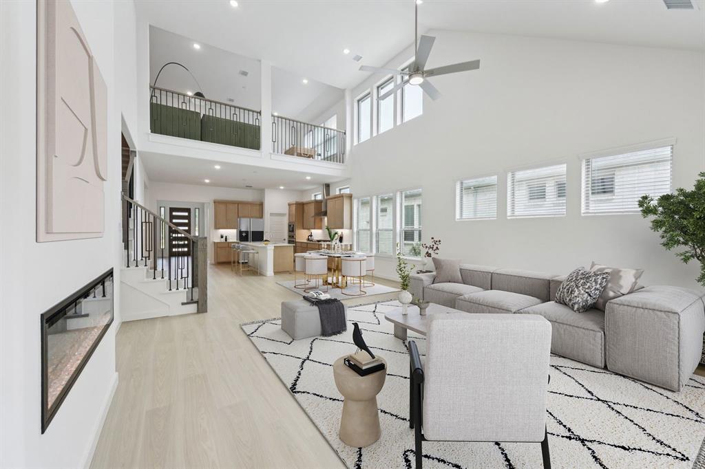 Open First Floor in the Monet II home plan by Trophy Signature Homes – REPRESENTATIVE PHOTO