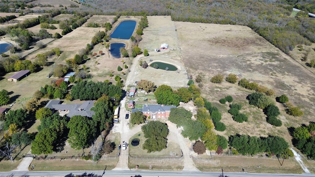 Aerial view of property's location