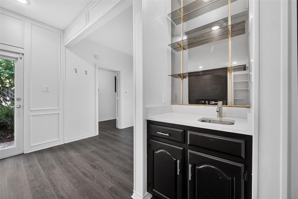 WET BAR IN DEN