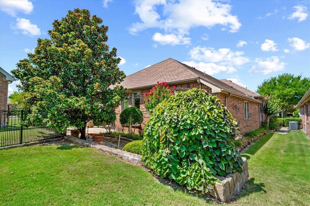 Trees and bushes create privacy
