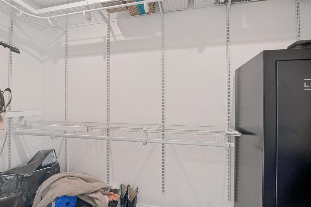 plenty of hanging space