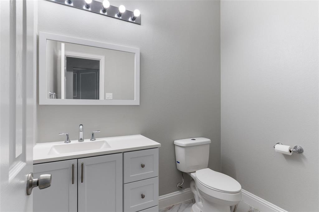 Half Bath on 1st level