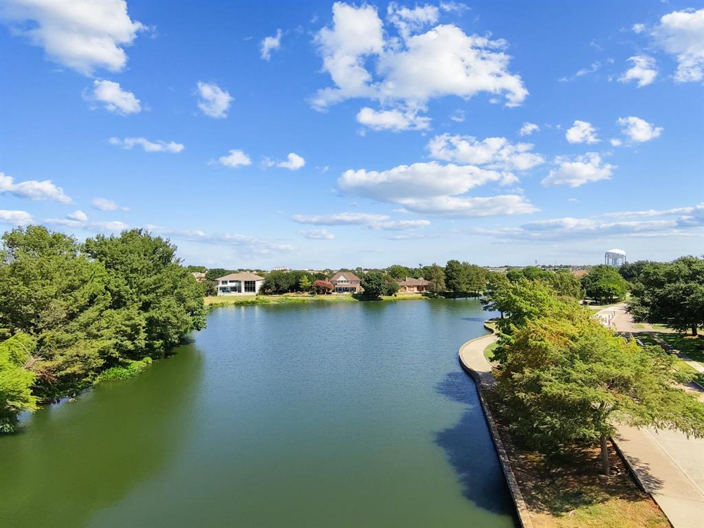 pond by walking trails