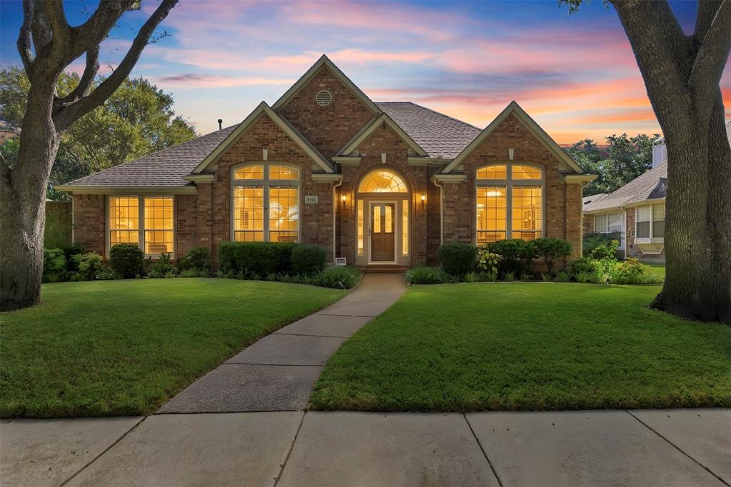 Brick exterior with gabled roof lines Brick exterior with gabled roof lines