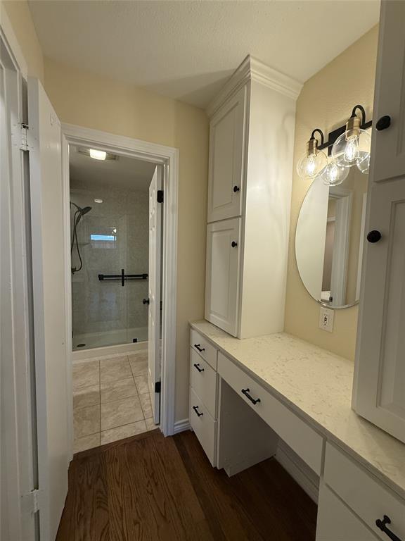 Dressing area with walk-in closet Dressing area with walk-in closet