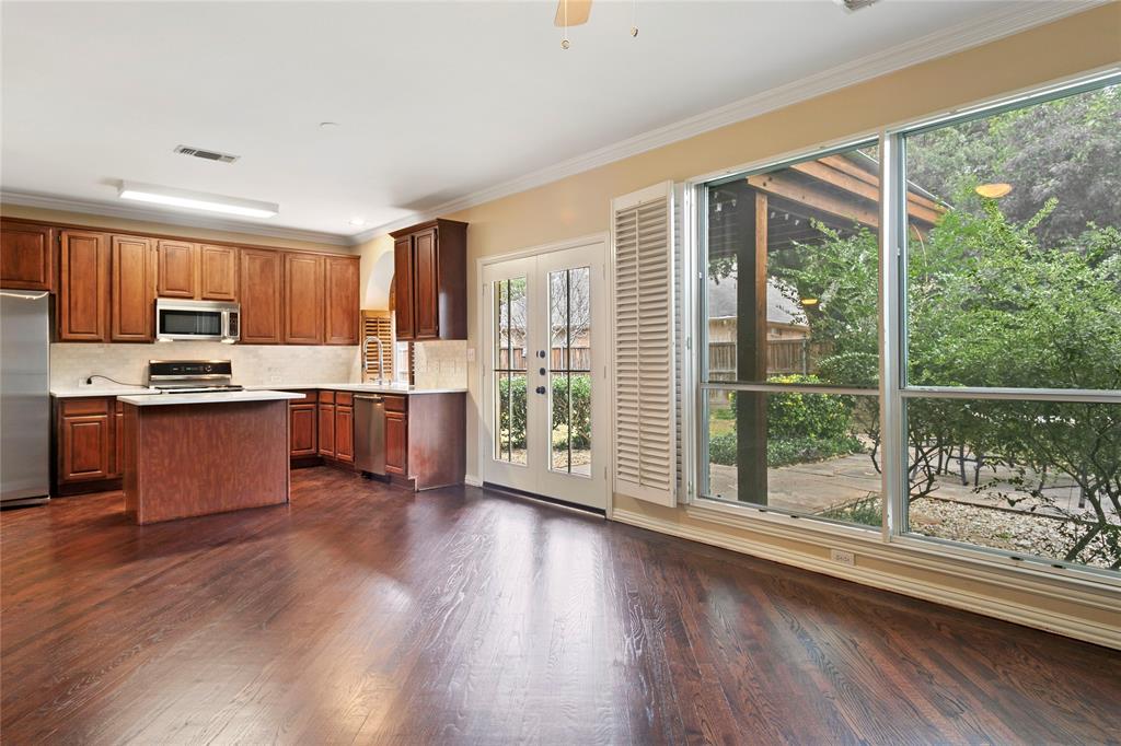 Open kitchen concept