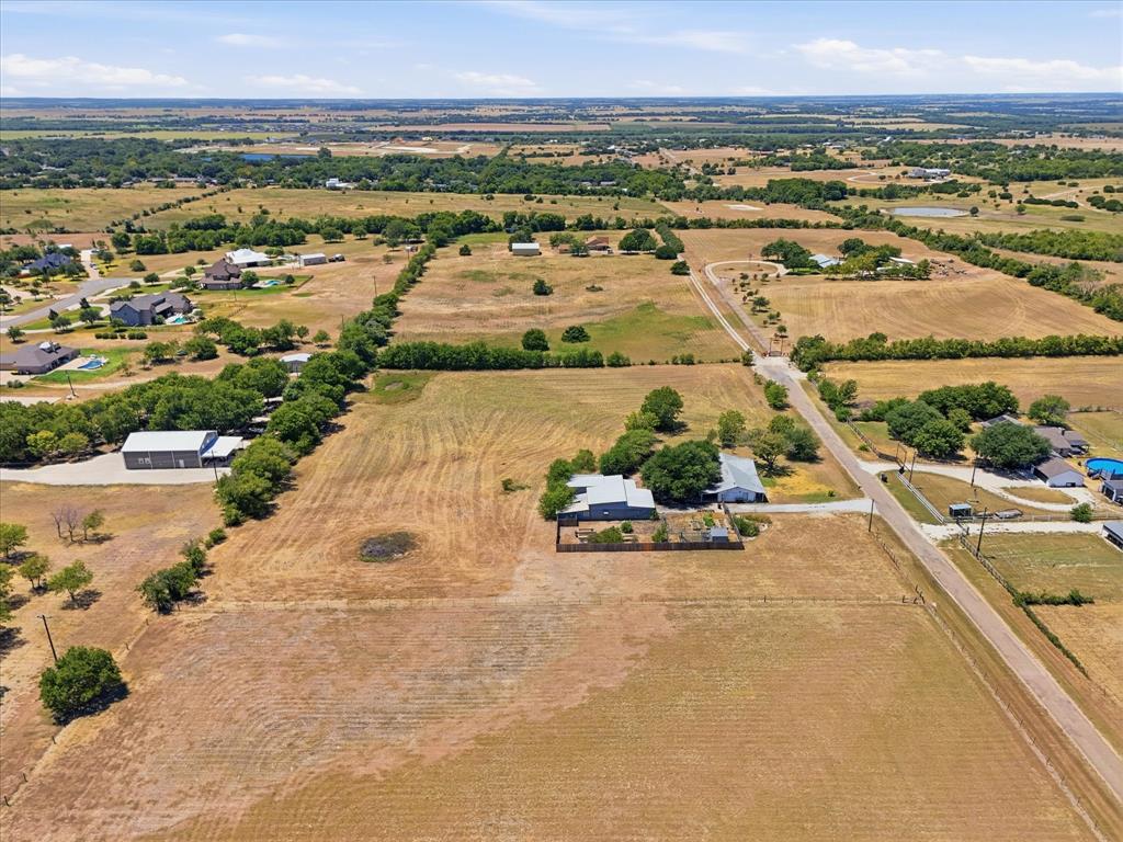 Expansive rural landscape with established roadways