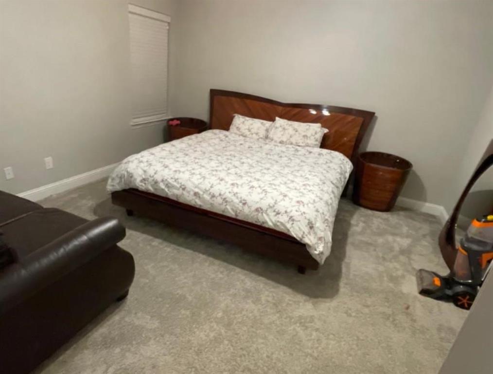 Light gray wall paint, white trim, and light gray carpeted flooring