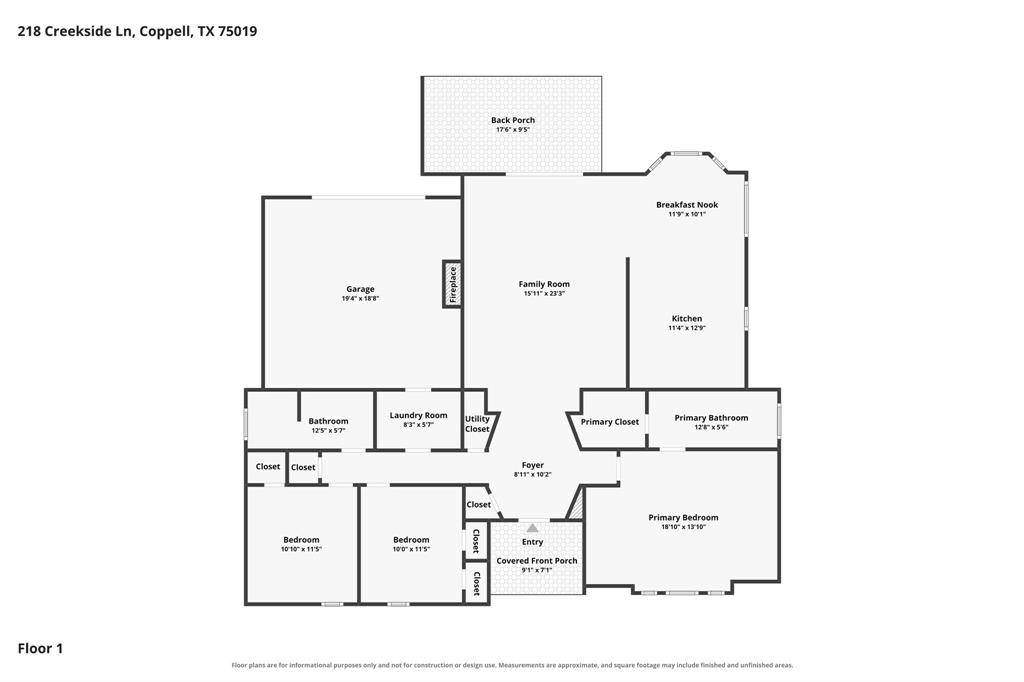 218 Creekside Lane, Coppell, TX 75019