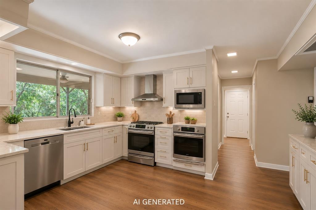 AI generated to show kitchen potential