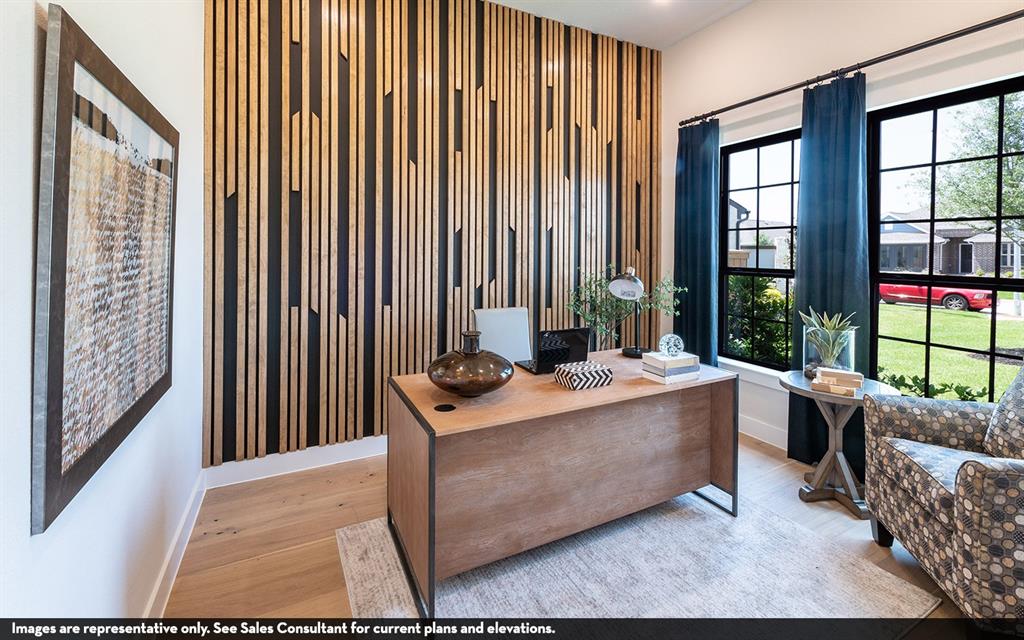 Accent wall with vertical wood paneling Accent wall with vertical wood paneling