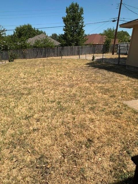 Huge backyard