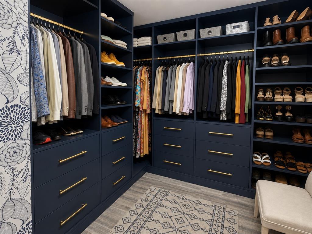 Custom Closet in Primary Bedroom