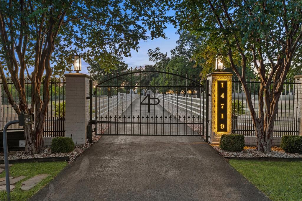 Private Gated Entry (back lit address) Private Gated Entry (back lit address)