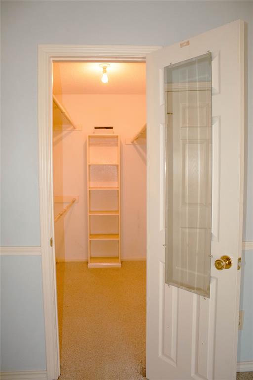 Primary walk in closet