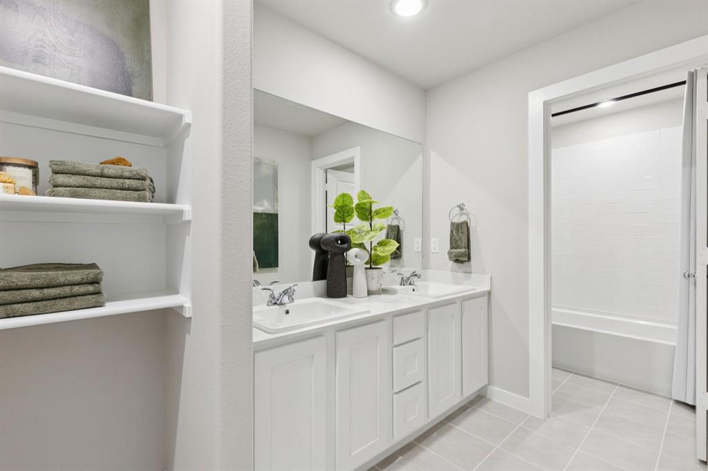 Bathroom in the Magnolia home plan by Trophy Signature Homes – REPRESENTATIVE PHOTO