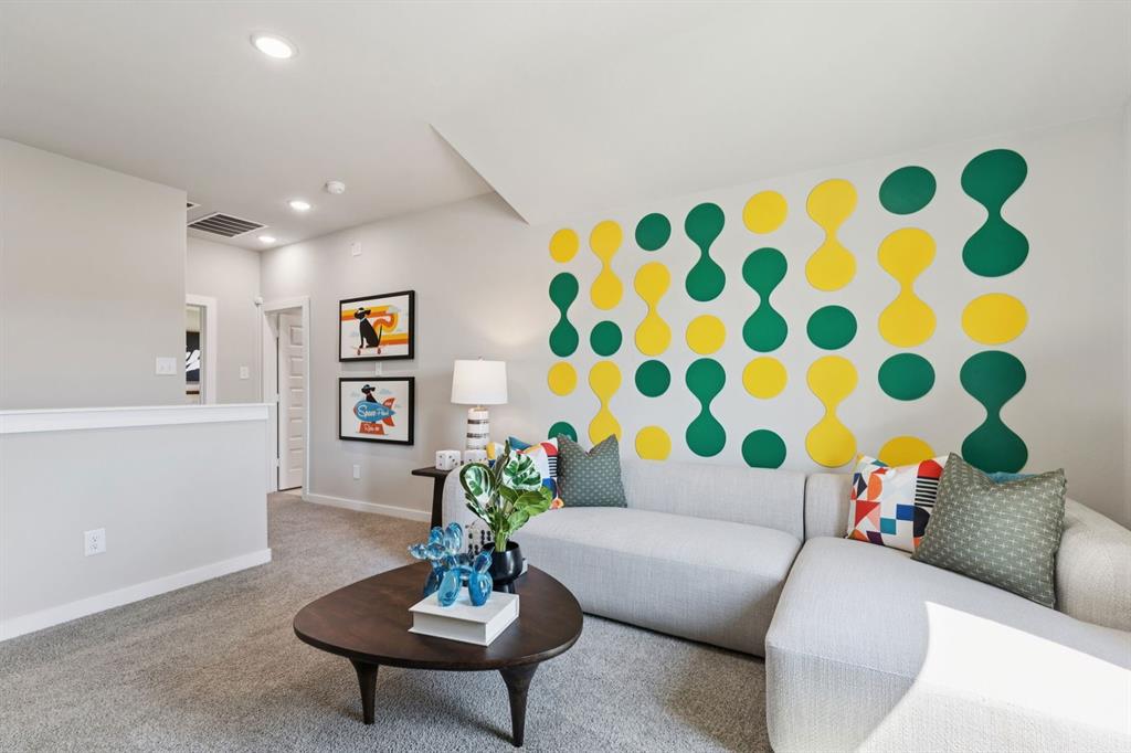 Game Room in the Magnolia home plan by Trophy Signature Homes – REPRESENTATIVE PHOTO