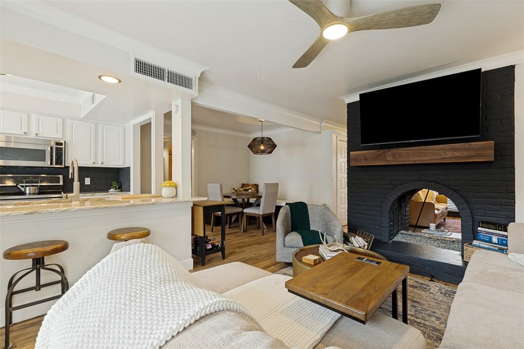 View From Living toward Bedrooms
