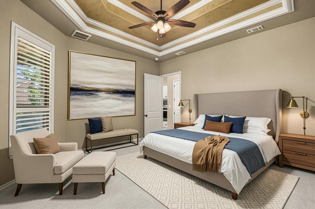 Primary Bedroom - Virtually Staged