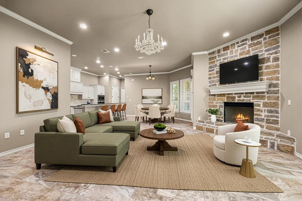 Living Room - Virtually Staged
