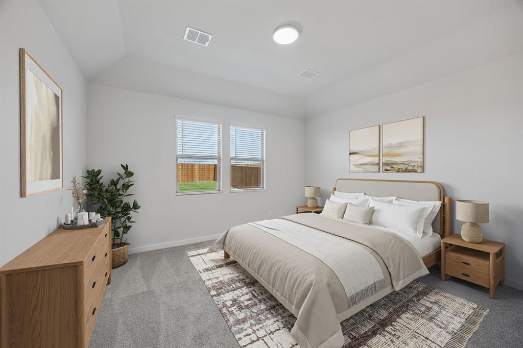 Primary Suite in the Oak II home plan by Trophy Signature Homes – REPRESENTATIVE PHOTO
