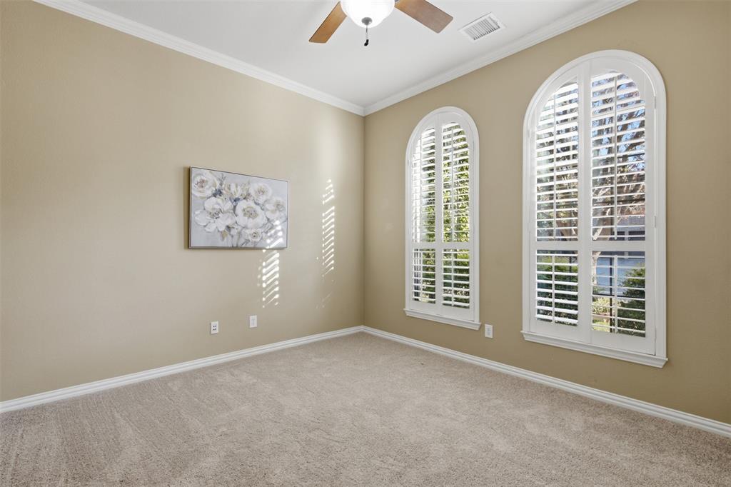 Office at front of home